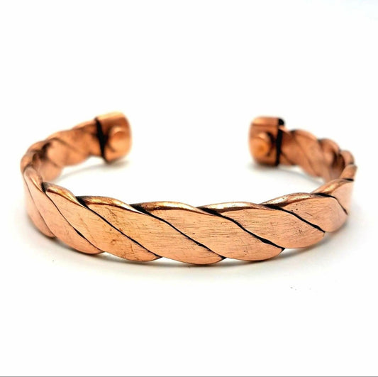 Twisted Healing Copper Bracelet